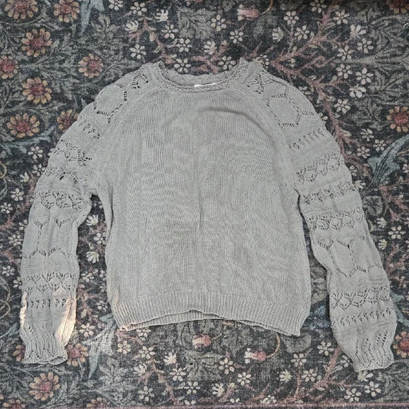 Neuflora Abilene Sweater-Light Sage - Picture 2 of 8